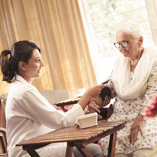 Old age home health service